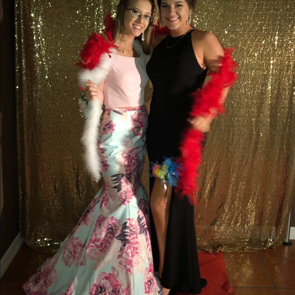 Pink Mori Lee 2 piece dress